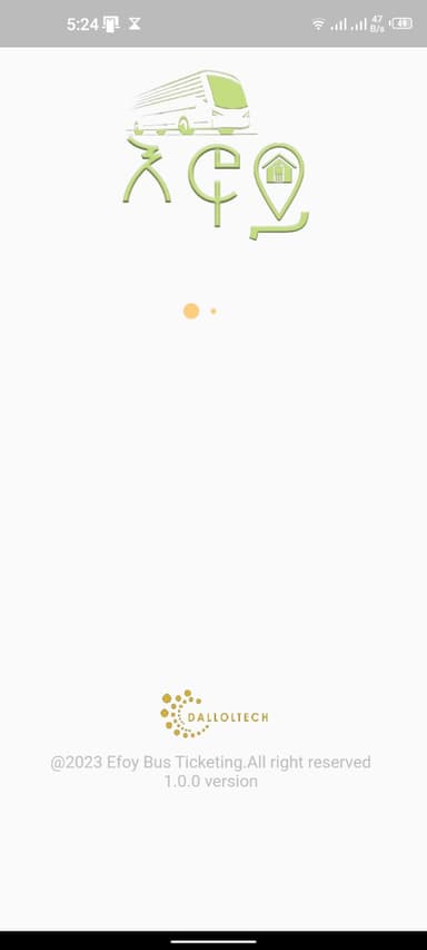 Bus Booking App screenshot 1